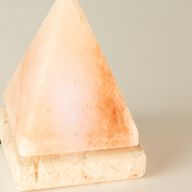 Lampe de sel en pyramide USB de qualité - 9 cm (multicolore)