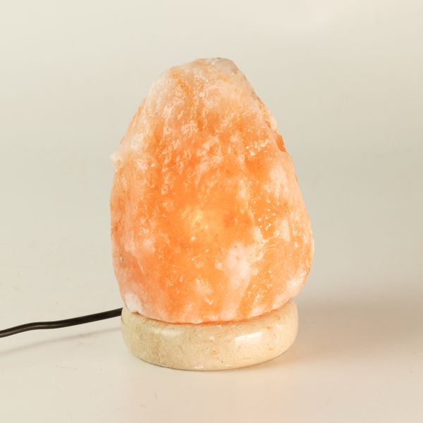 Lampe en cristal de Sel de l’Himalaya avec USB - 11.5 cm Multicolor