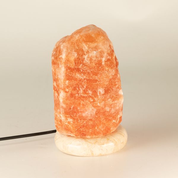 Lampe en cristal de Sel de l’Himalaya avec USB - 11.5 cm
