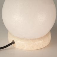 Lampe de sel USB boule blanche de qualité - 9 cm (multi)