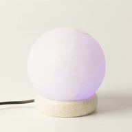 Lampe de sel USB boule blanche de qualité - 9 cm (multi)