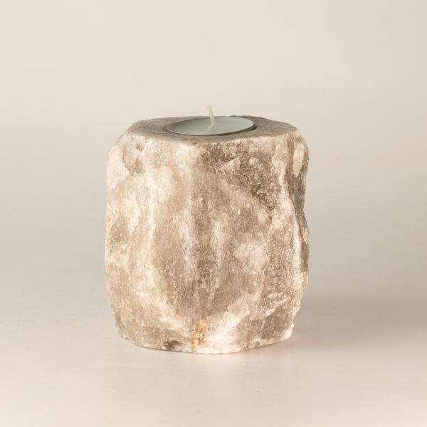 Bougeoir en Sel Gris 600-800g