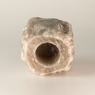 Porte-bougie en sel gris 600-800 g