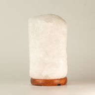 Lampe de sel de l'Himalaya en cristal - et socle environ 3 à 5 kg