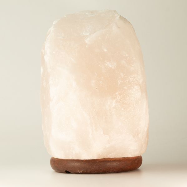 Lampe en Sel de l'Himalaya - Cristal de Roche - Avec Base 8-10kg