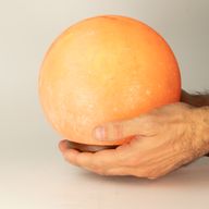Boule de lampe en sel - Grande base en bois 3-4 kg