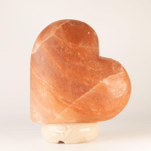 Lampe de Sel Sculptée - Cœur