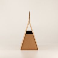 Boîte cadeau à monter soi-même - Boîte à main (20x10x20 cm) - kraft brun