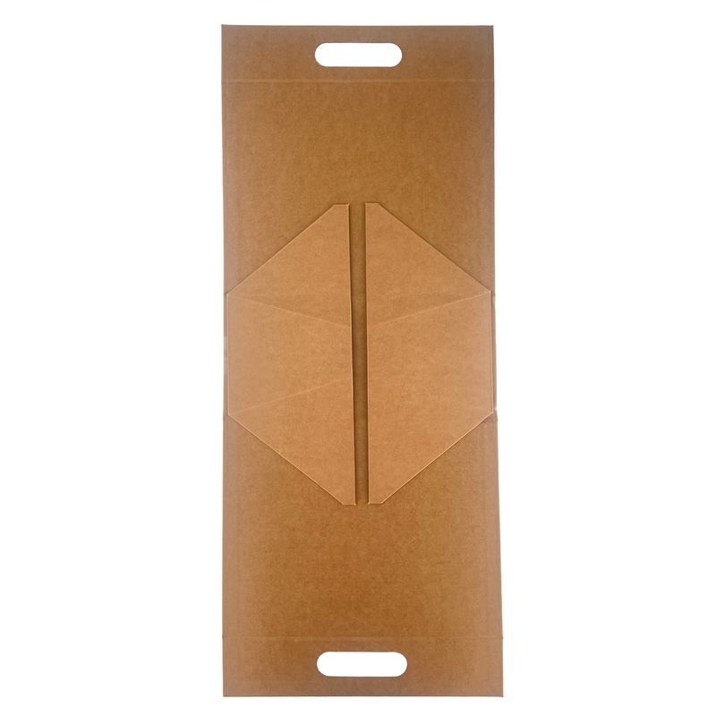 Boîte cadeau à monter soi-même - Boîte à main (20x10x20 cm) - kraft brun