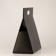 Boîte cadeau à plat - Grand Hand Box (28×12,5×26 cm) - Noir