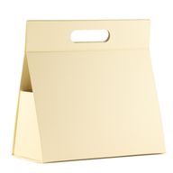 Boîte cadeau à plat - Grand modèle à main (28 x 12,5 x 26 cm) - ivoire