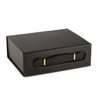 Boîte cadeau à plat - Panier moyen (24x18,2x8 cm) - Noir