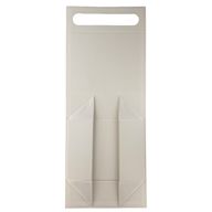 Boîte cadeau à plat - Panier moyen (24 × 18,2 × 8 cm) - Blanc