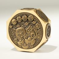 Fortune du Feng Shui - Chat porte-bonheur et Dragon - Protection et prospérité