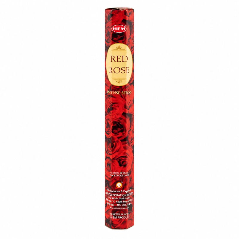 HEM Encens hexagonal - Rose rouge