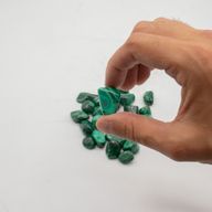 Malachite africaine - pierre gemme - Taille 5 - 16 mm (KG)
