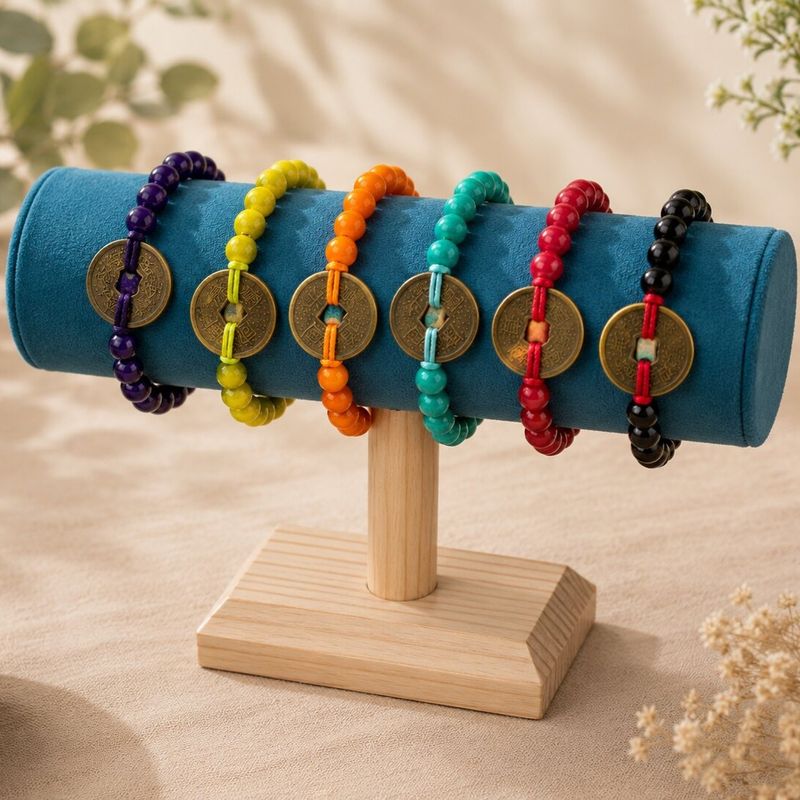 Bali Kit de démarrage de bracelets Feng Shui pour la bonne chance – 60 bracelets assortis