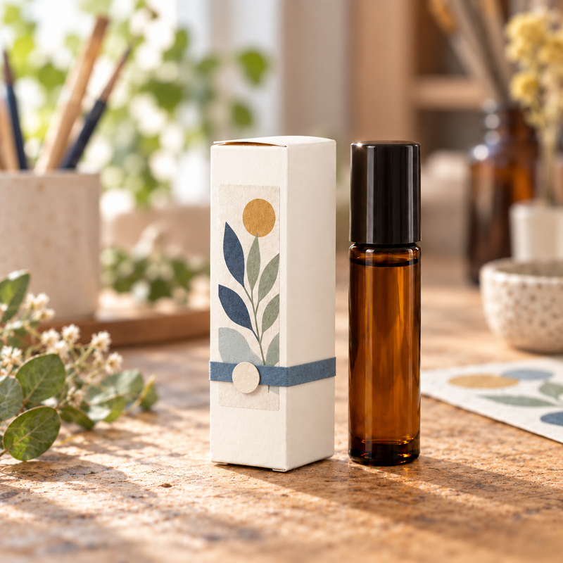 Boîte pour flacon roll-on de 10 ml - Blanc