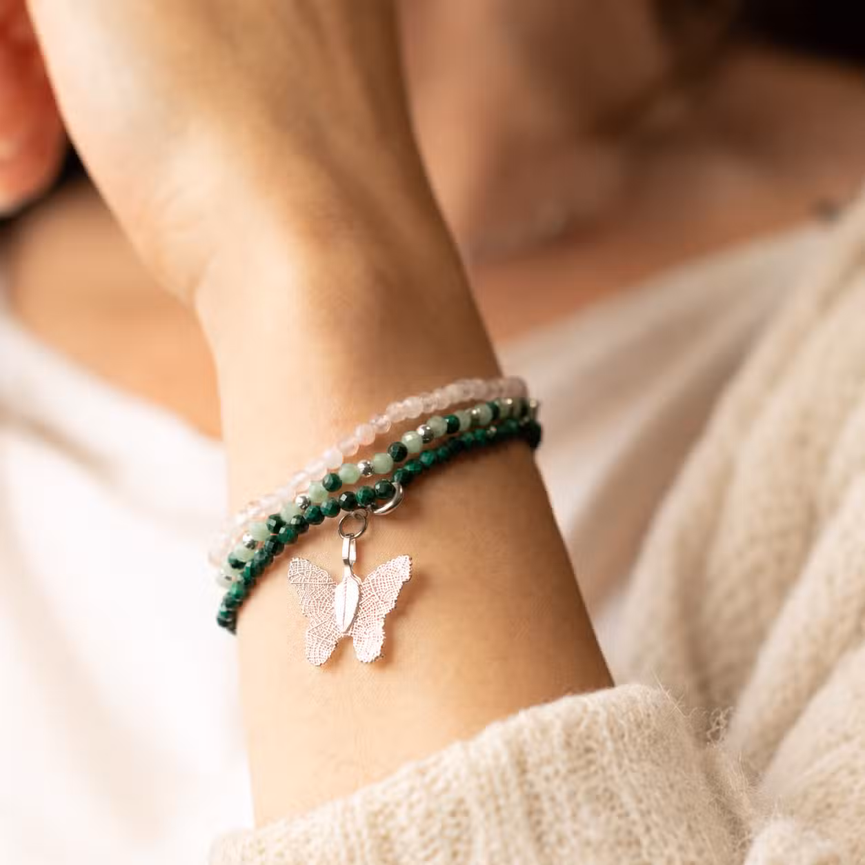 Bracelets Nymph en pierres naturelles