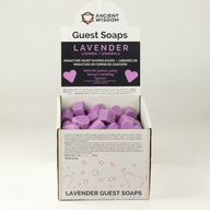 Savons pour invités en forme de cœur - Lavande