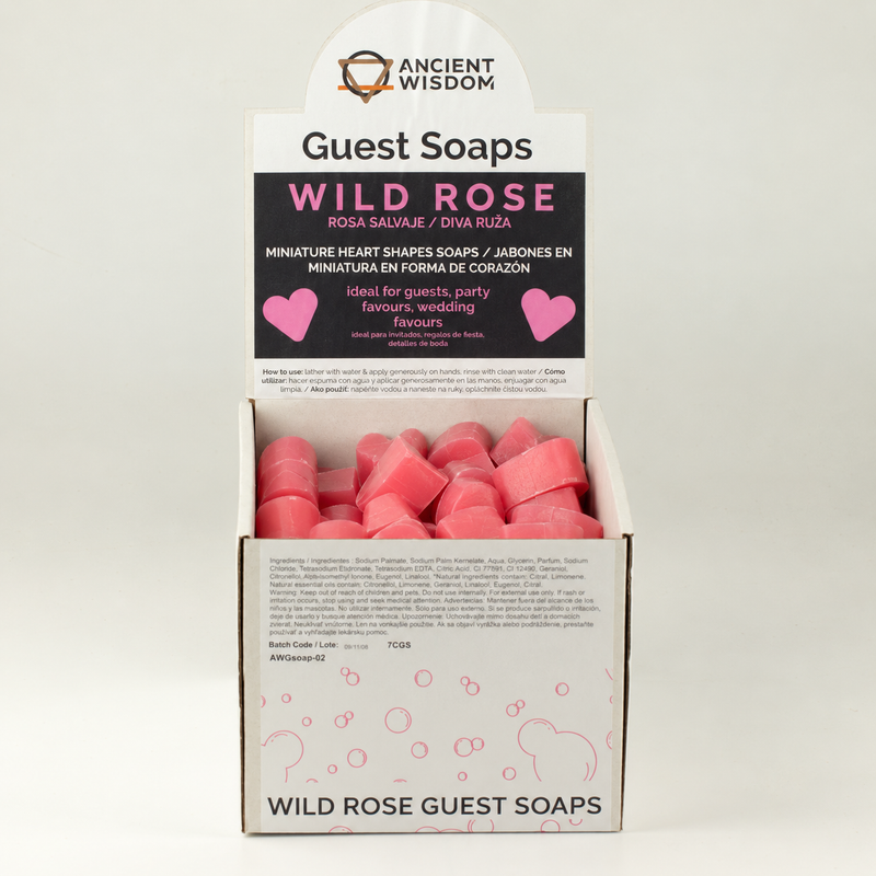 Savons Heart Guest - Rose Sauvage