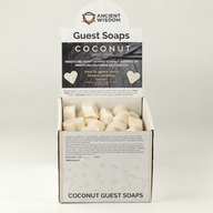 Savons pour invités Heart - Noix de coco