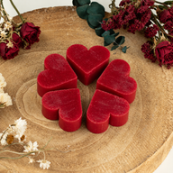 Heart Savons pour invités - Framboise