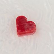 Heart Savons pour invités - Framboise