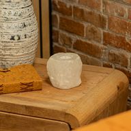 Crystal Rock Support de bougie en sel d'Himalaya 600-800 g