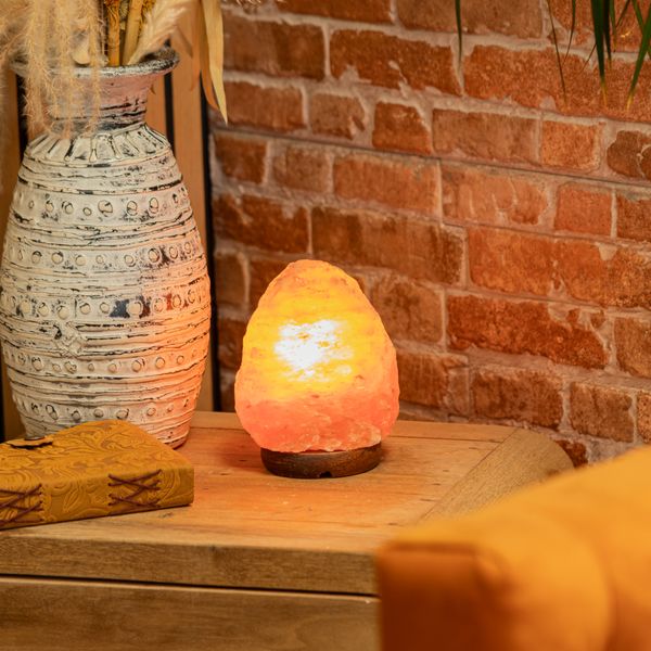 Lampe en cristal de Sel de l’Himalaya - 2 à 3 kgs