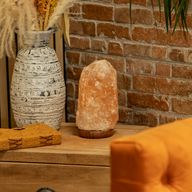 Lampe de sel naturelle de qualité - et socle environ 3-5 kg