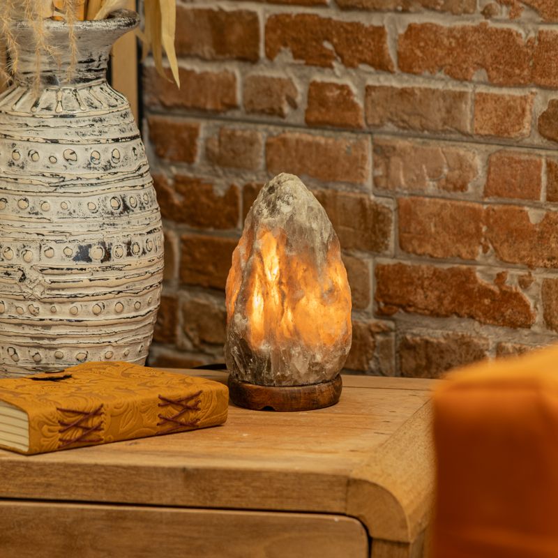 Lampe de sel gris de l'Himalaya - 1.5 - 2kg