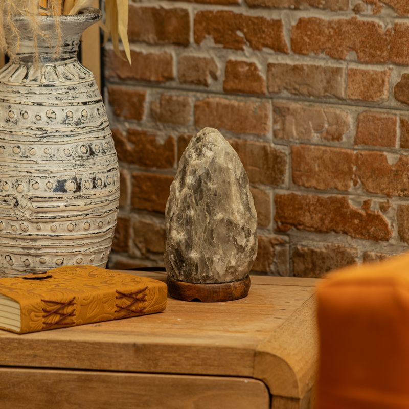 Lampe de sel gris de l'Himalaya - 1.5 - 2kg
