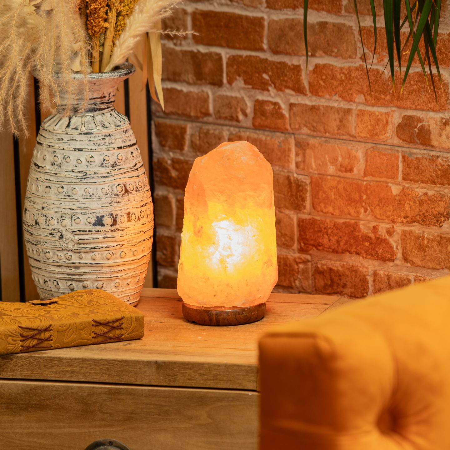 Lampes, Bougeoirs & Accessoires en Cristal de Sel de l'Himalaya