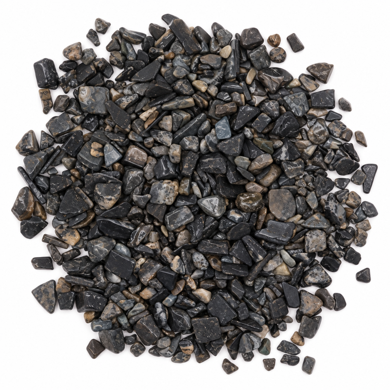 Éclats de pierre précieuse de tourmaline noire en vrac - 1 KG