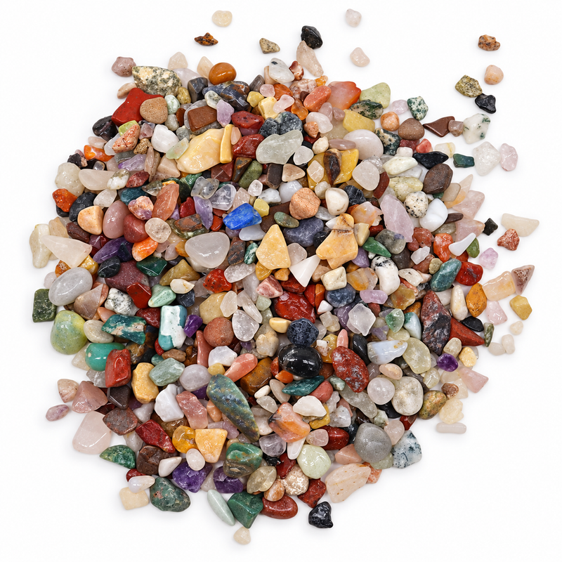 Pierres naturelles en éclats assortis - 1 kg