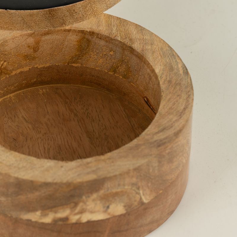 Boîte ronde émaillée – Dragon Yin Yang