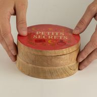 Boîte ronde émaillée - Petite Secrets