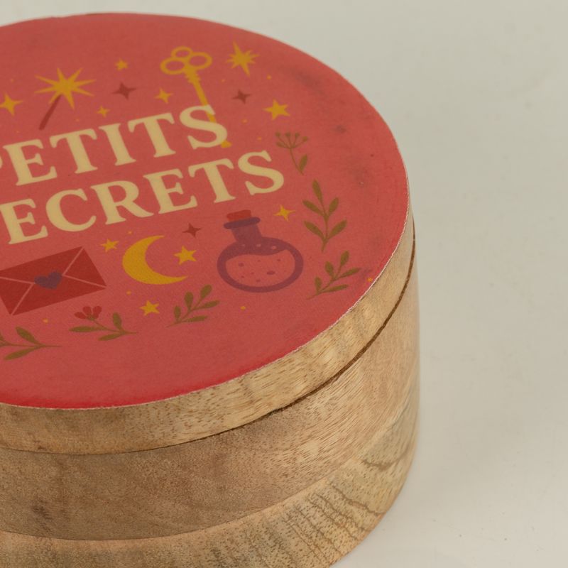 Boîte ronde émaillée - Petite Secrets