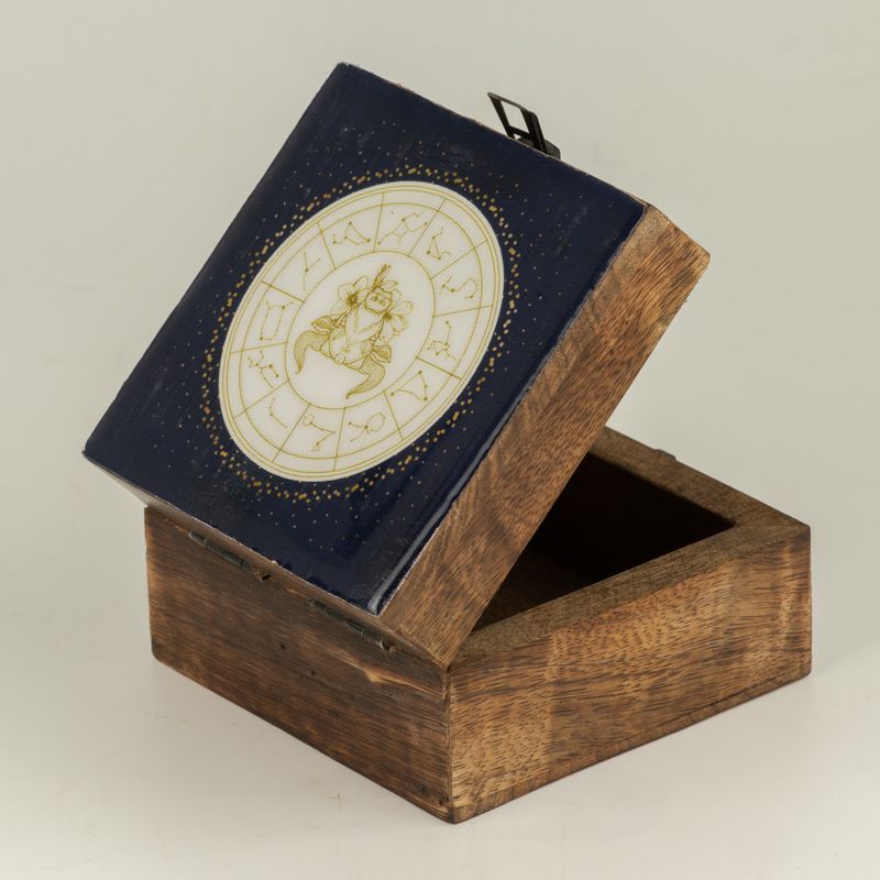 Petite boîte émaillée - Taureau