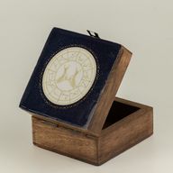 Petite boîte émaillée - Gémeaux