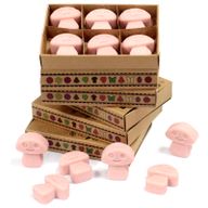 Pack de démarrage de fondants de cire de soja naturelle avec présentoir à 4 niveaux