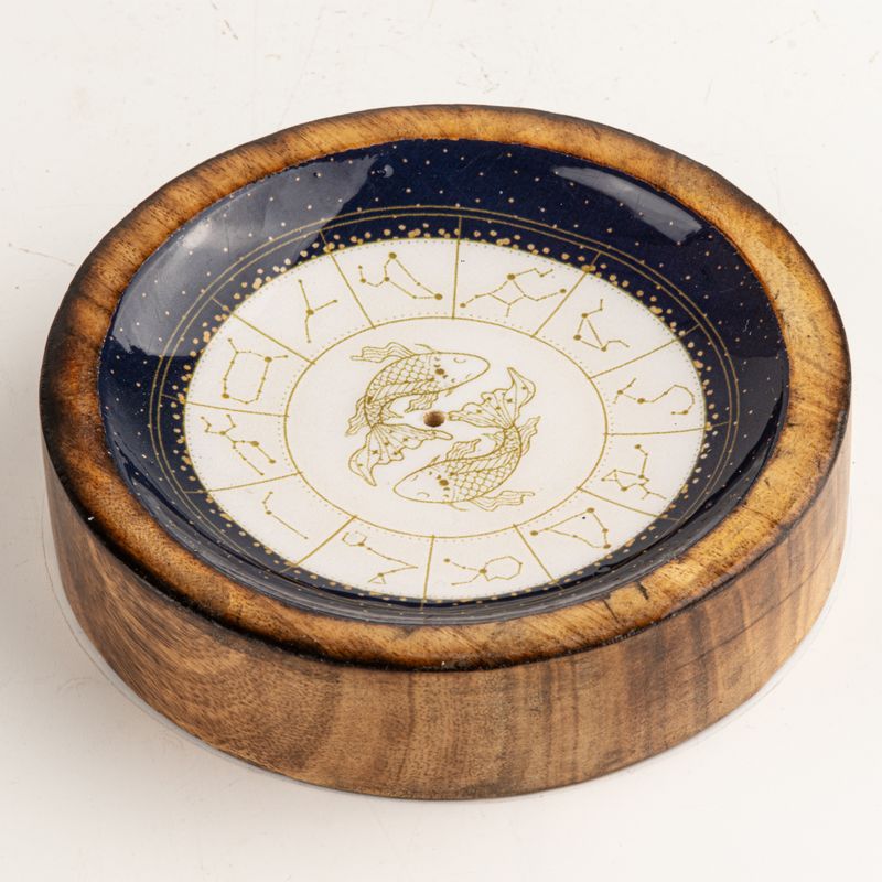 Mini coupelle et porte-encens Signe Astrologique - Poissons