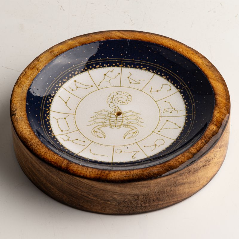 Mini coupelle et porte-encens Signe Astrologique - Scorpion