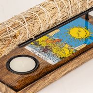 Grand brûleur pour bâton de sauge émaillé – La Lune
