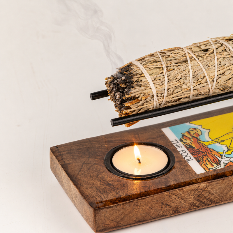 Grand brûleur de sauge en émail – Le Mat