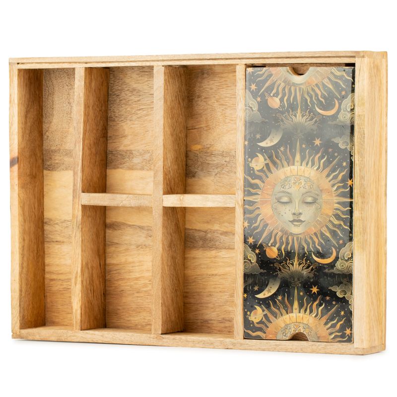 Plateau de Tarot Déesse du Soleil avec support de cartes