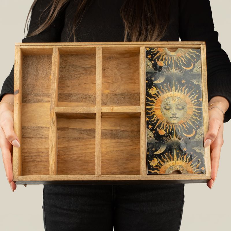 Plateau de Tarot Déesse du Soleil avec support de cartes