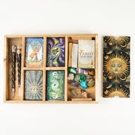 Plateau de Tarot Déesse du Soleil avec support de cartes