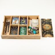 Plateau de Tarot Déesse du Soleil avec support de cartes